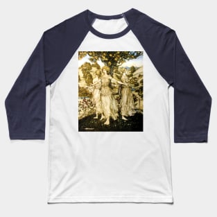 Daughters of Hesperus - Arthur Rackham Baseball T-Shirt